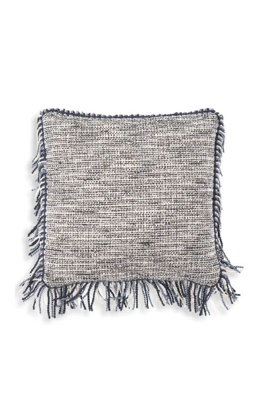 Blue Fringed Throw Pillow S | Eichholtz Dupre