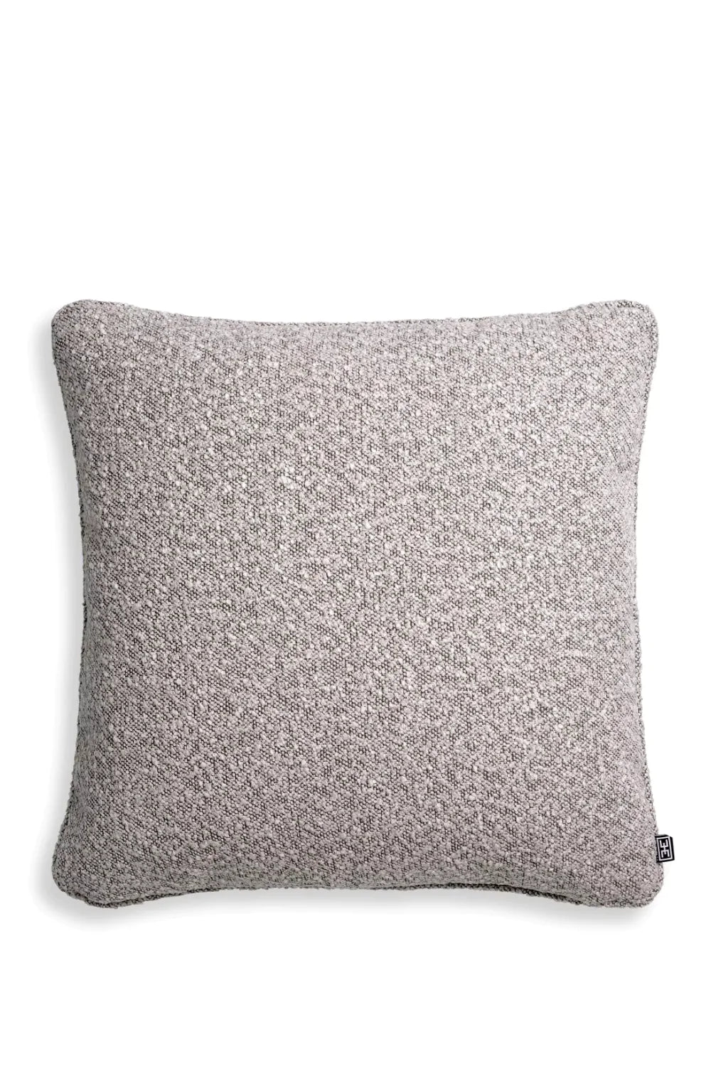 Gray Minimalist Bouclé Cushion | Eichholtz