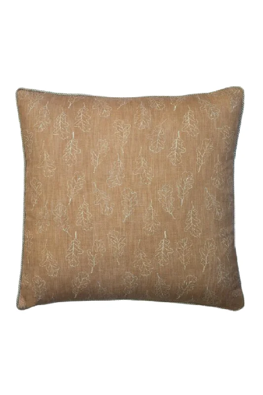 Leaf Design Cushion | Andrew Martin Noble Oak