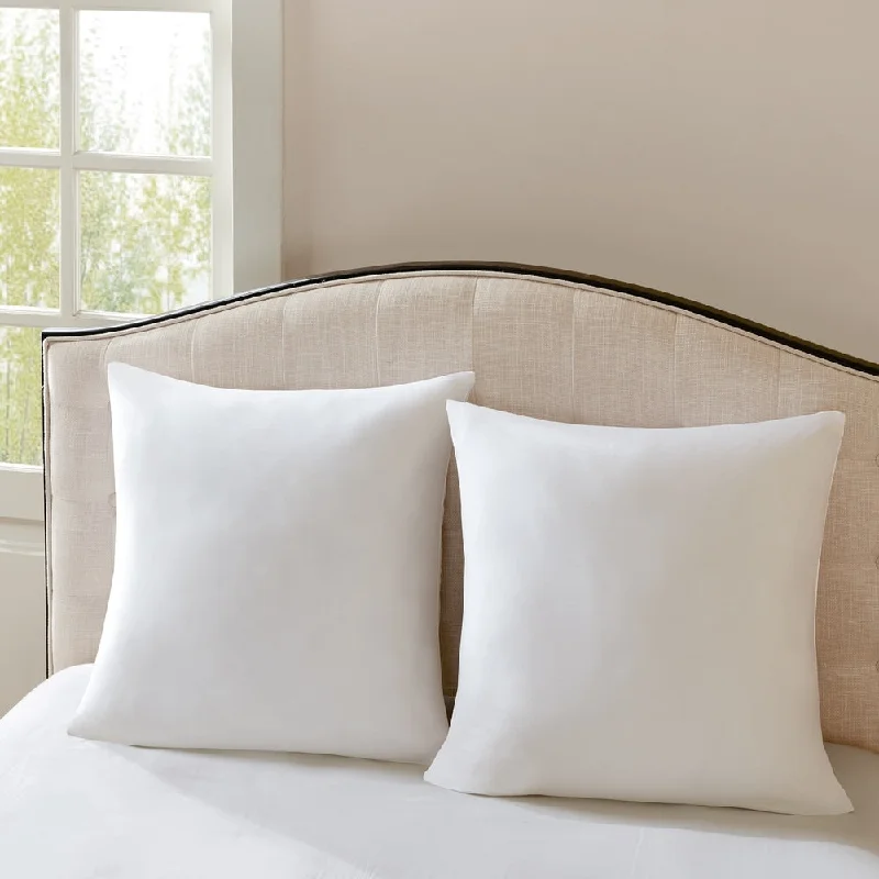 Madison Park Signature Cotton Sateen White Euro Pillow