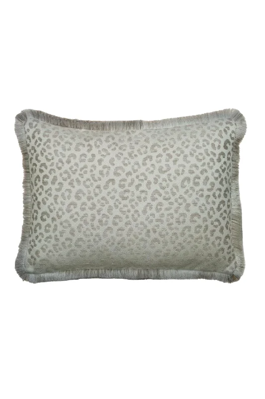 Metallic Fringed Lumbar Pillow | Andrew Martin Wildcat