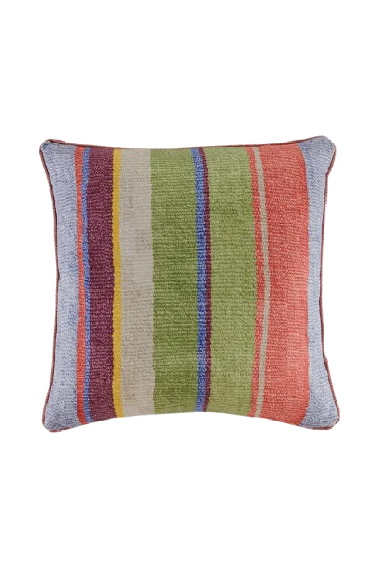 Multicolored Linen Blend Cushion | Andrew Martin Indus