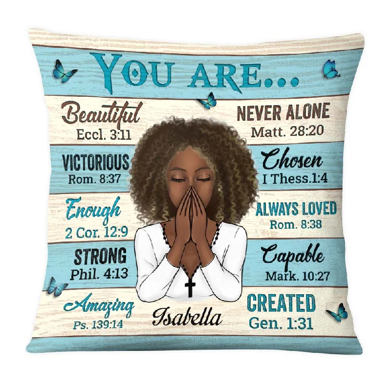 Personalized Bible Verse You Are Pillow DB141 30O28