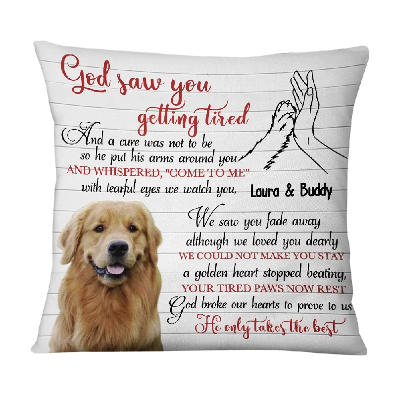 Personalized Dog Memo Photo Pillow NB262 85O76