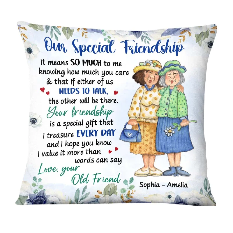 Personalized Gift For Friends Our Friendship Pillow 30209