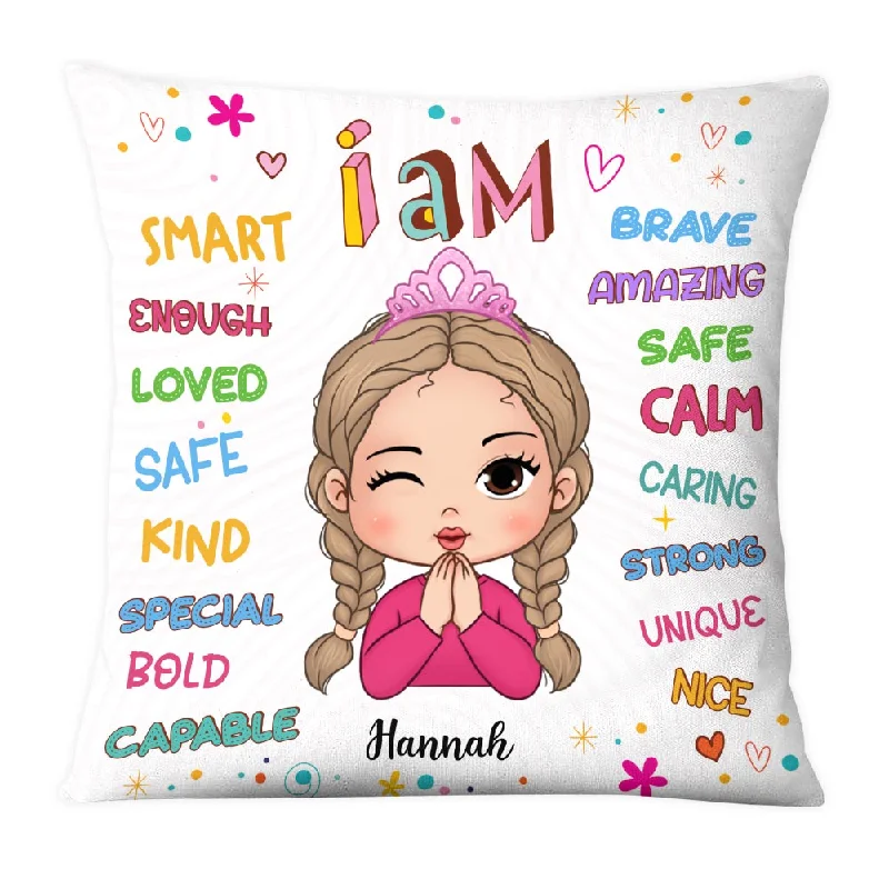 Personalized Gift For Granddaughter I Am Kind Pillow 23437