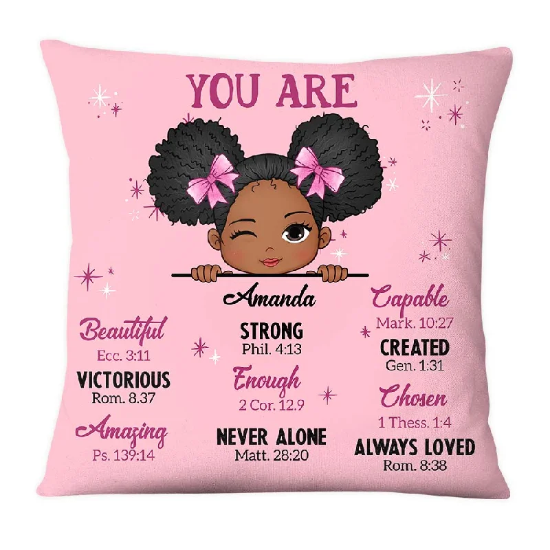 Personalized 'You Are Bible Verses' Pillow - Special Gift for Granddaughter & Daughter Pillow 27994