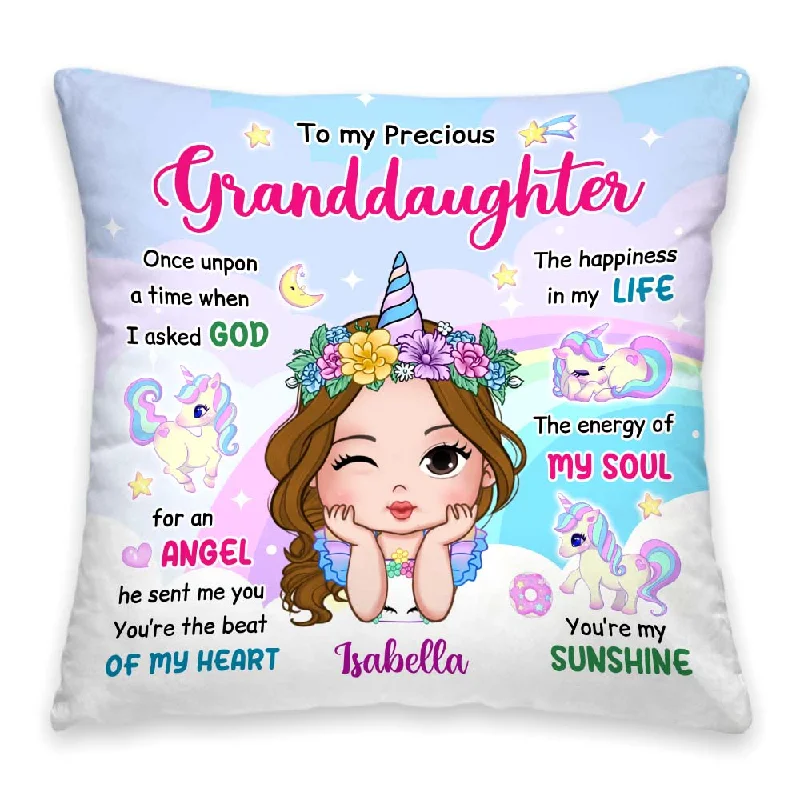 Personalized Gift For Granddaughter You Are My Sunshine Pillow 36465