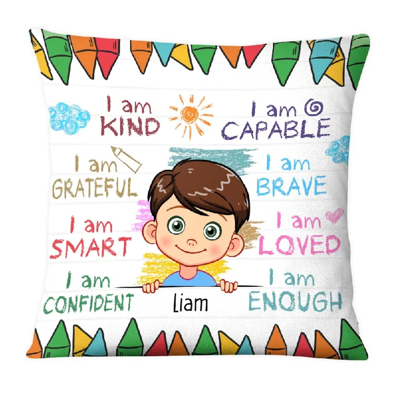 Personalized Gift For Grandson I Am Kind Pillow 22783