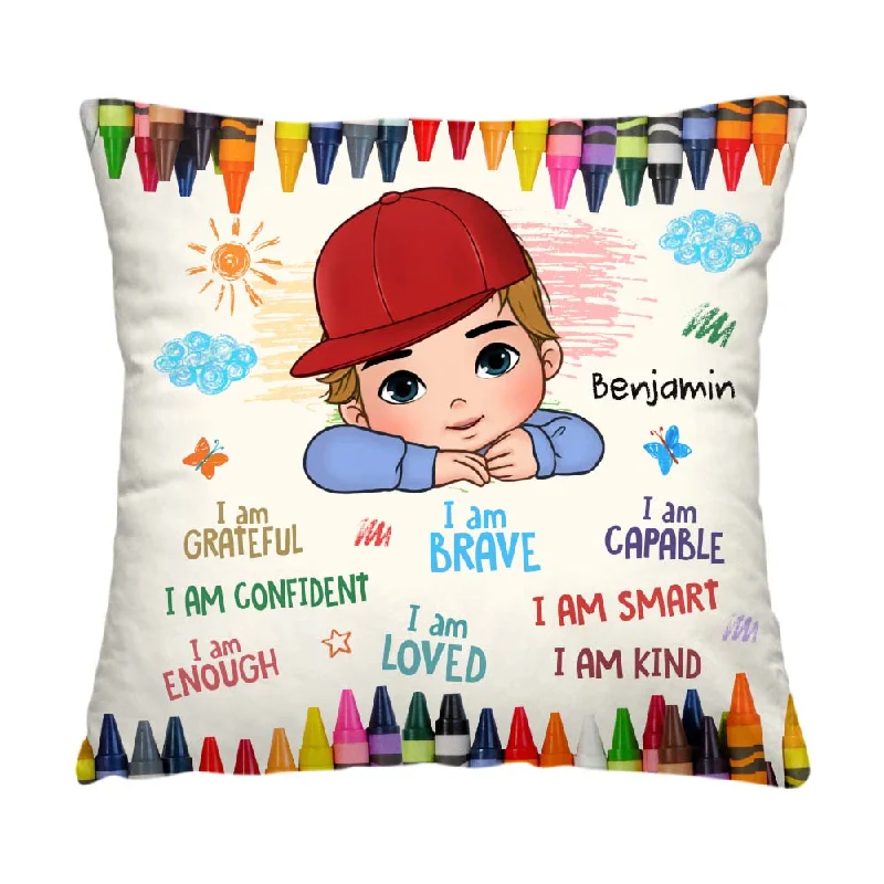 Personalized Gift For Kid Affirmation Pillow 33887