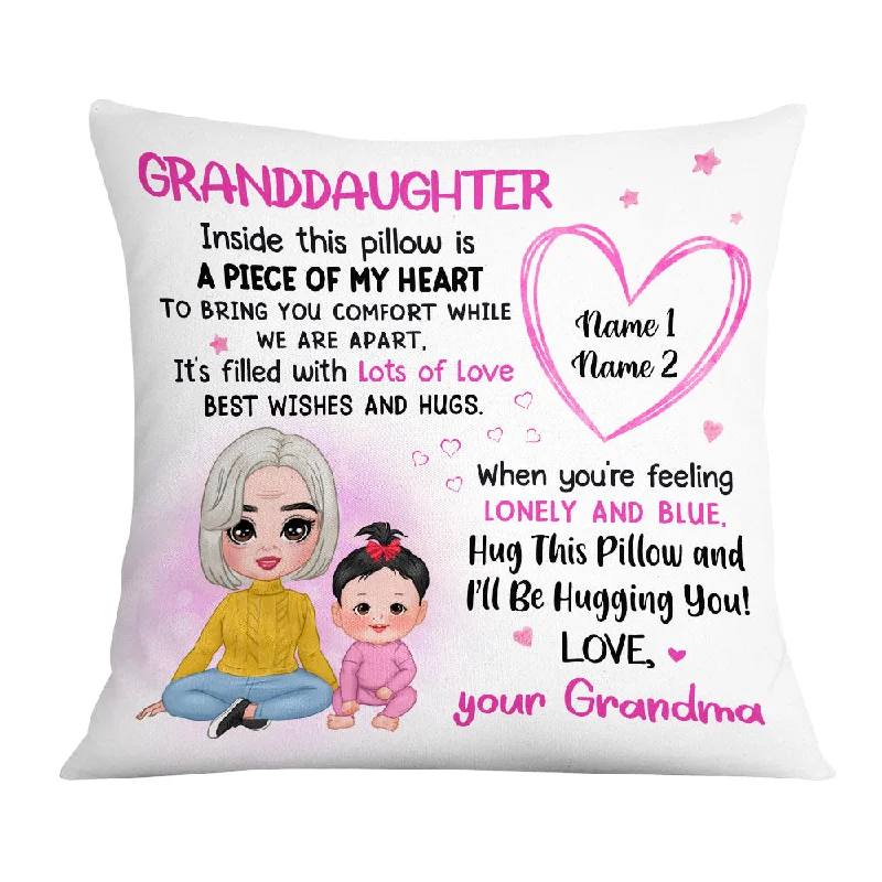 Personalized Granddaughter Hug This Pillow FB163 95O57