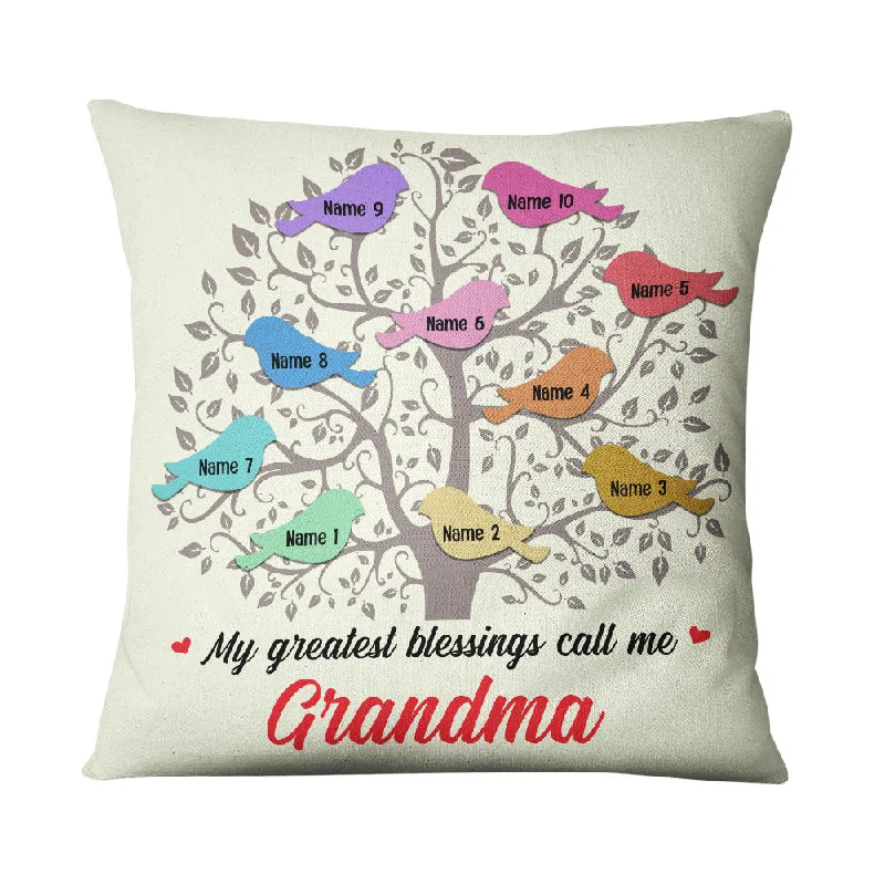 Personalized Grandma Tree Pillow SB251 65O36