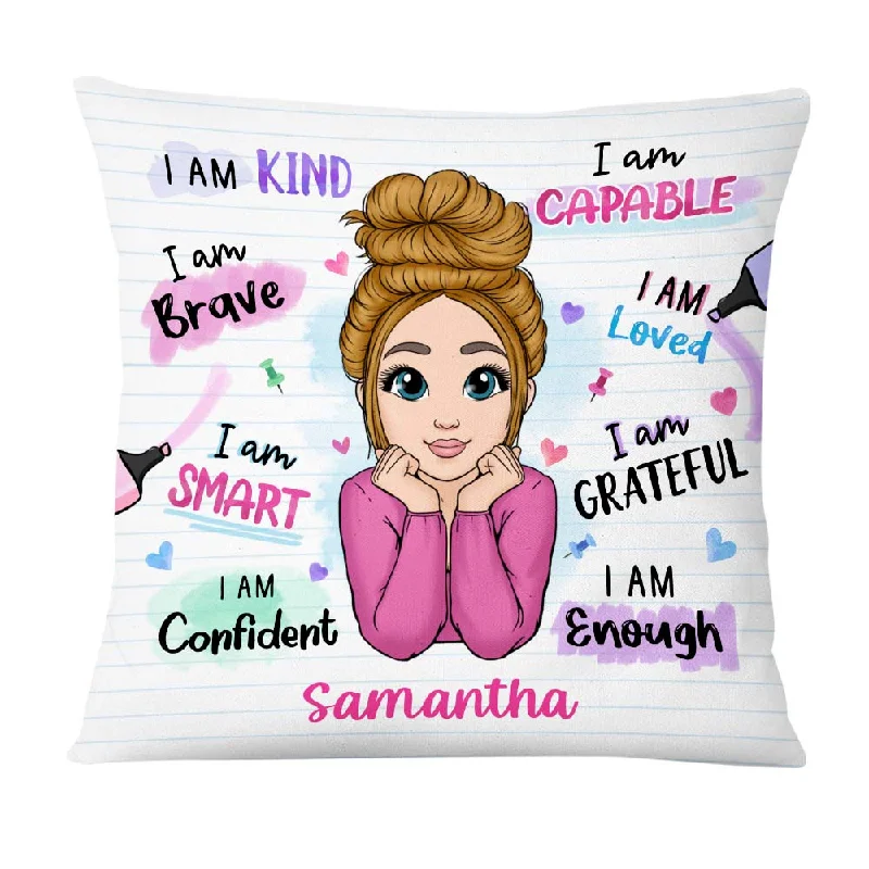 Personalized I Am Kind I Am Smart Pillow DB232 32O47