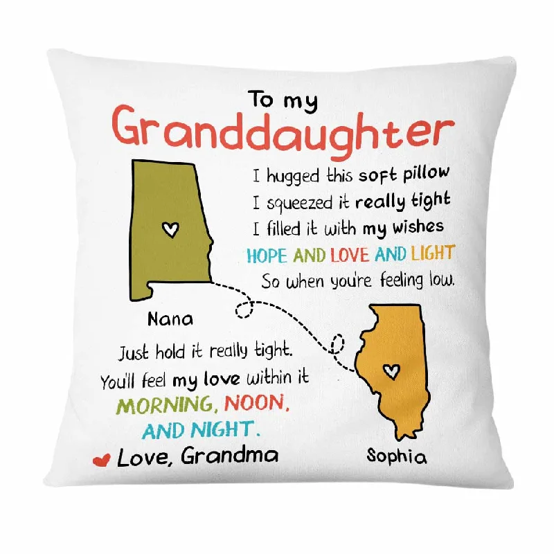 Personalized Long Distance Drawing Hug This Pillow AP62 30O47