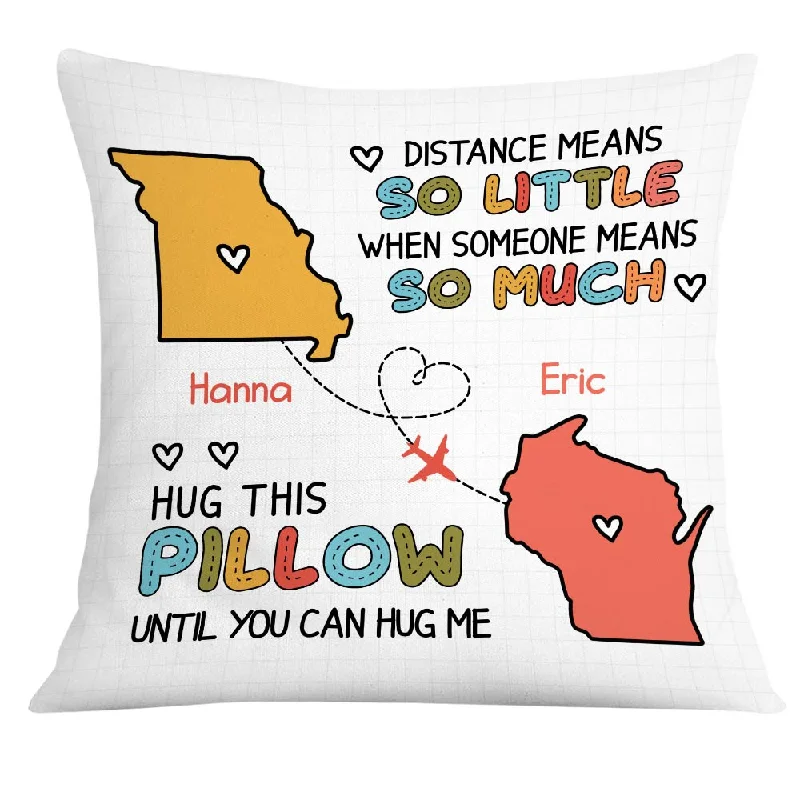 Personalized Long Distance Drawing Pillow AP67 30O28