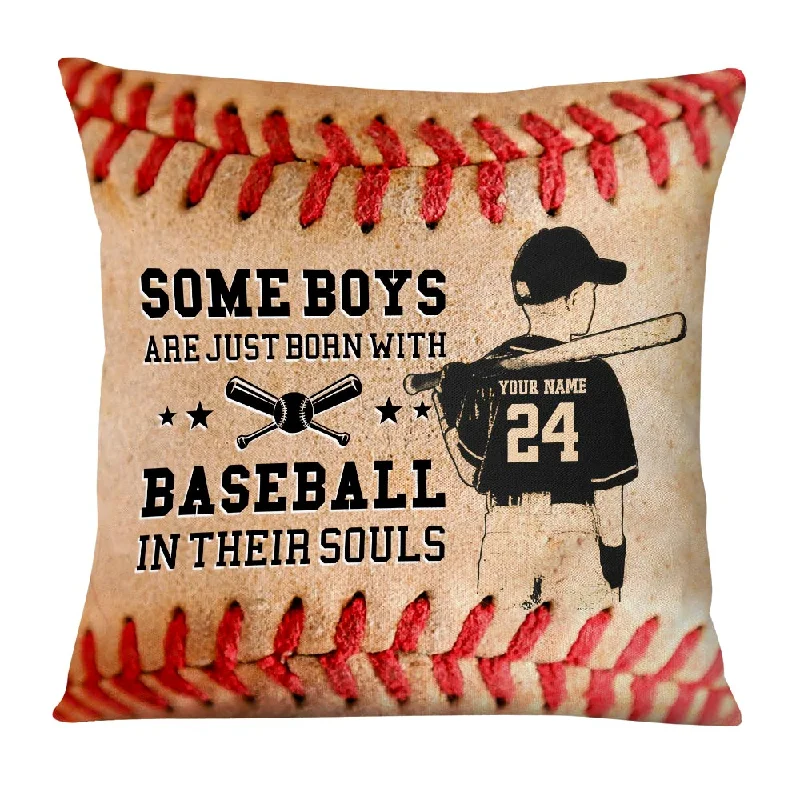 Personalized Love Baseball Grandson Pillow DB84 30O36