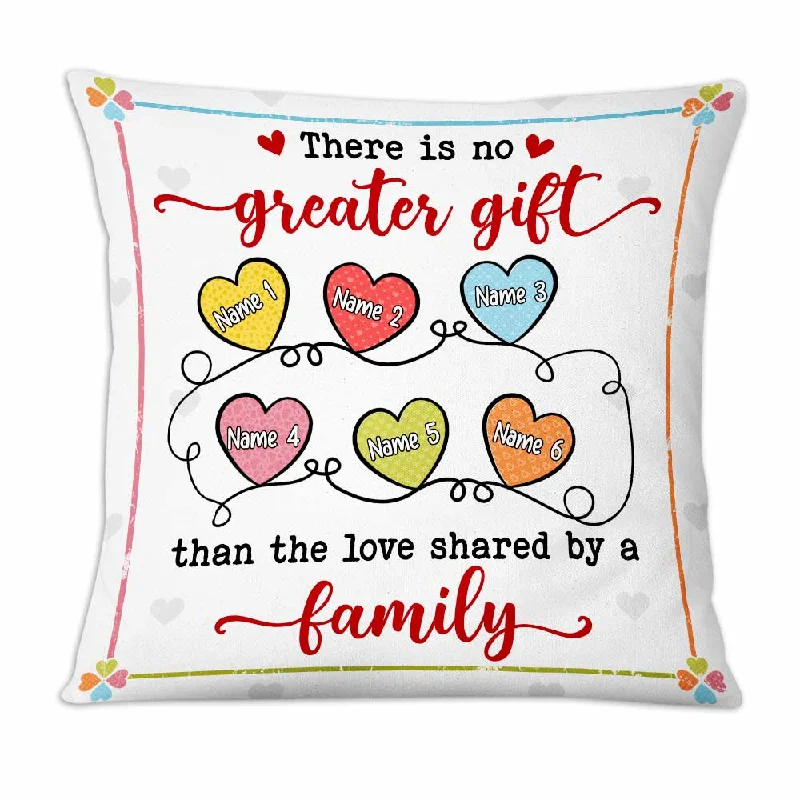 Personalized Love Shared By Family Pillow NB308 23O47