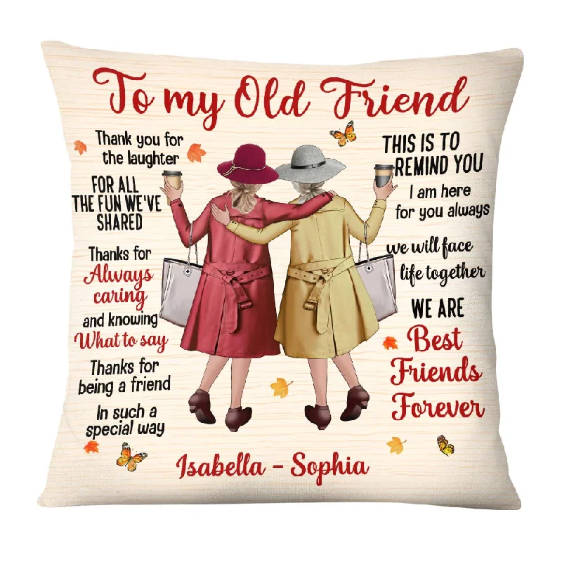 Besties Gift: Personalized Pillows for Sister Friends