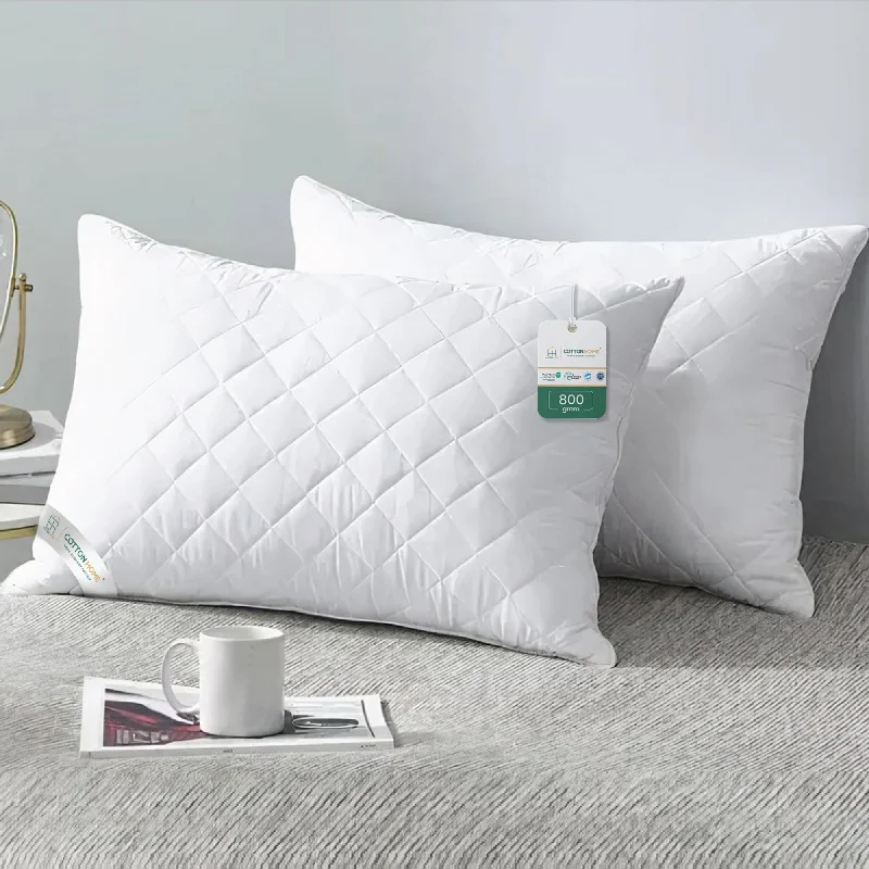 Beverly Quilted Pack of 2 Pillow Cotton Pillow 50x70cm