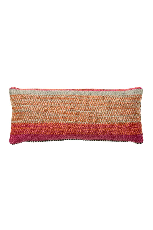 Rectangular Orange Striped Cushion | Andrew Martin Llama