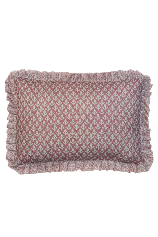 Ruffled Rectangular Throw Pillow | Andrew Martin Bud