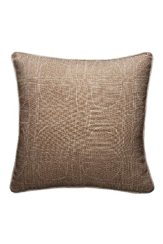 Snakeskin Print Square Cushion | Andrew Martin Curzon