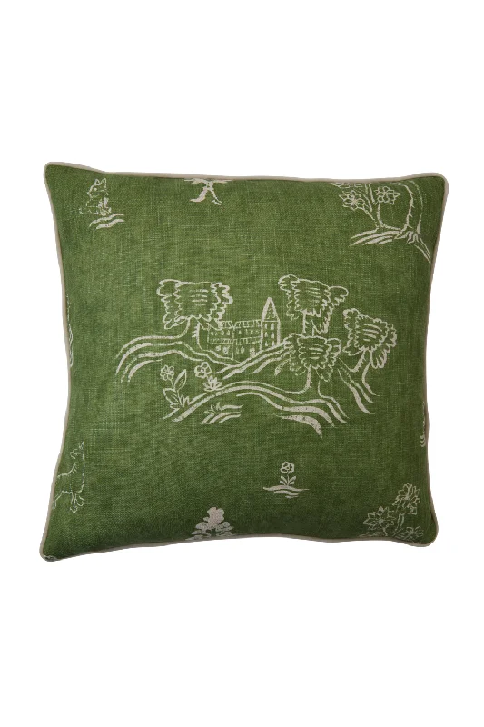 Tapestry Print Cushion | Andrew Martin Friendly Folk