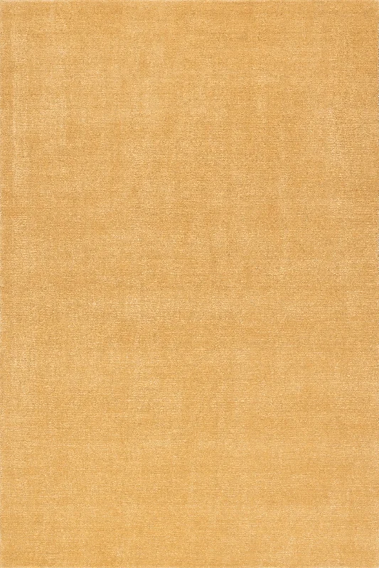 Arrel Speckled Wool-Blend Rug | Golden Butter