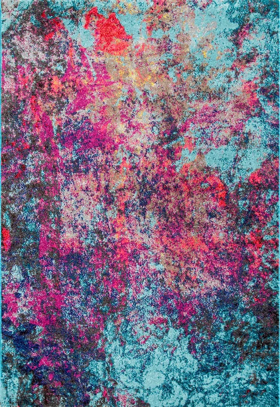 Cloud Nebula Abstract Rug | Multicolor