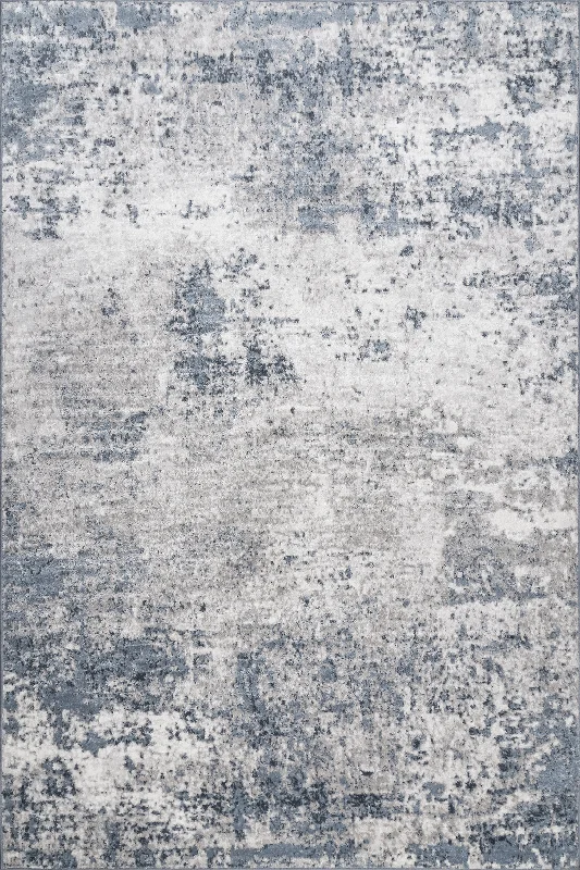 Crystal Abstract Vintage Rug | Blue