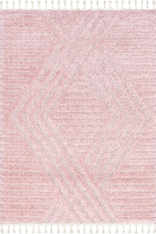 Ellie Traverse Shag Rug | Pink