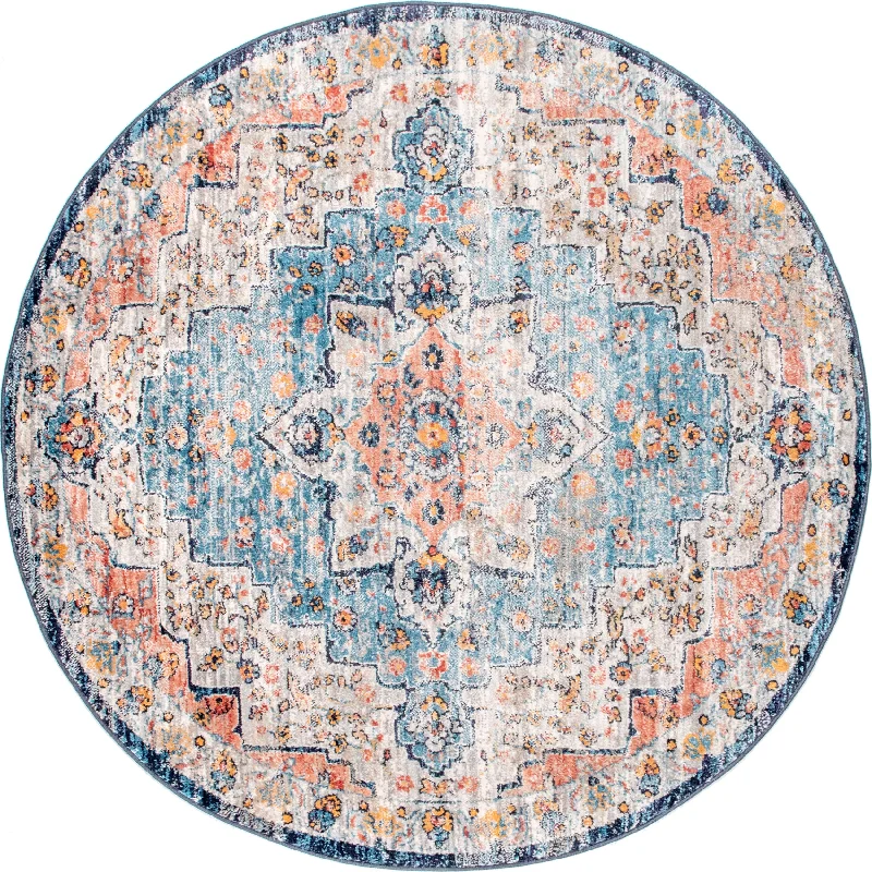 Flourishing Medallion Rug | Multicolor