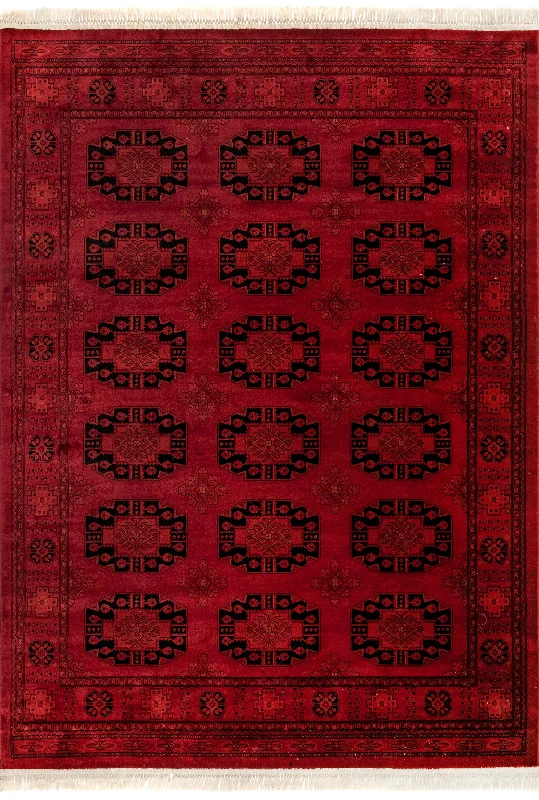 Hailey Persian Trellis Rug | Red