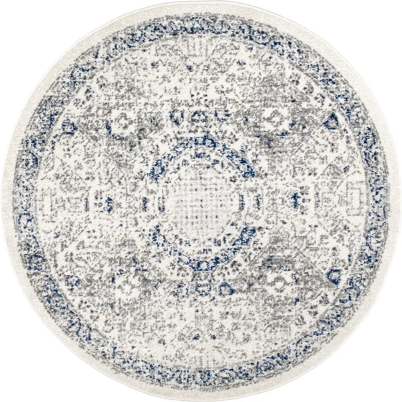 Honeycomb Labyrinth Rug | Blue