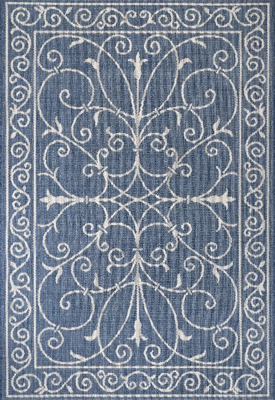 Indoor/Outdoor Krem Rug | Blue