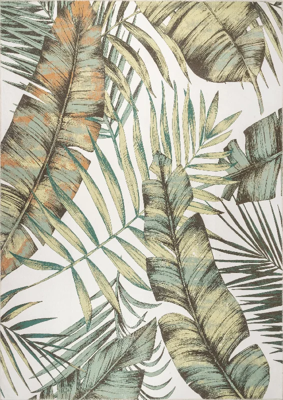 Jungle Washable Rug | Sage Green