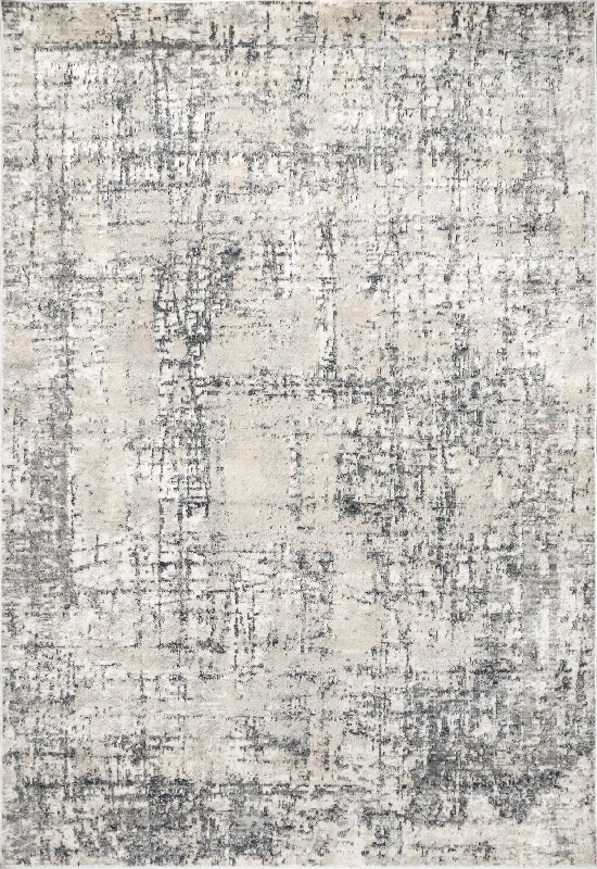 Kora Marbleized Abstract Rug | Beige