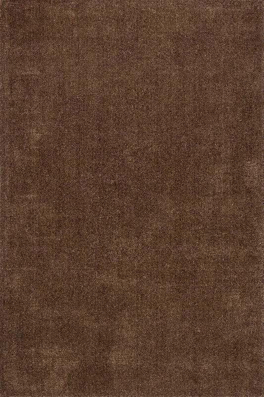 Maru Wool Rug | Dark Brown