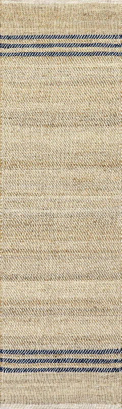 Meadow Striped Jute Flatweave Rug | Natural