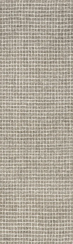 Melrose Checked Rug | Grey