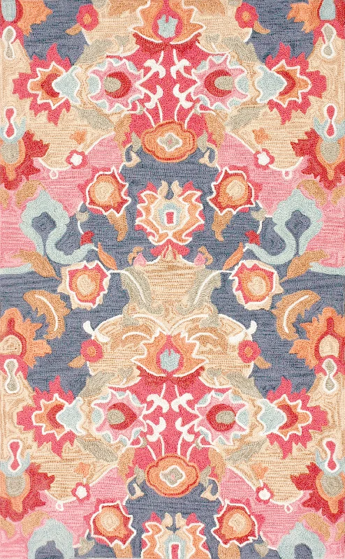 Patchwork Abstract Rug | Multicolor