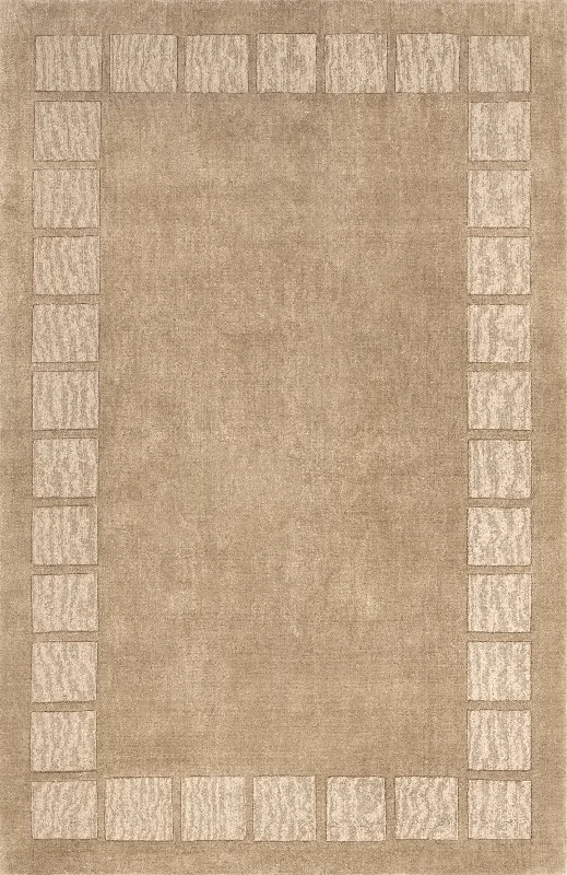 Petra High-Low Wool-Blend Rug | Fawn