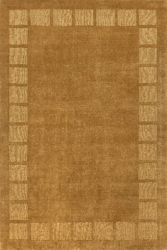 Petra High-Low Wool-Blend Rug | Wheat