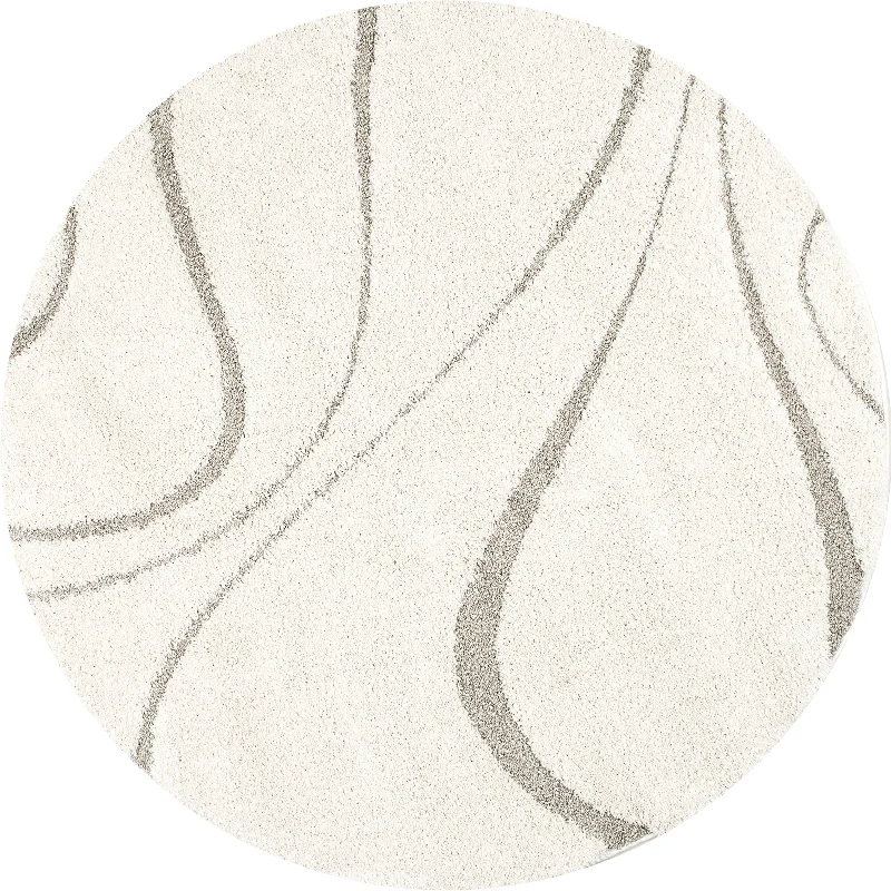 Shaggy Curves Rug | Cream