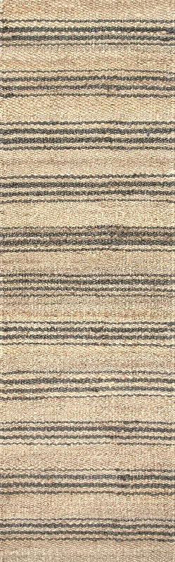 Sycamore Striped Jute Rug | Natural