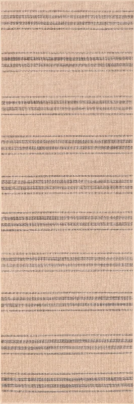 Taproot Easy-Jute Washable Striped Rug | Natural