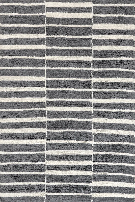 Vlad Washable Wool Rug | Grey