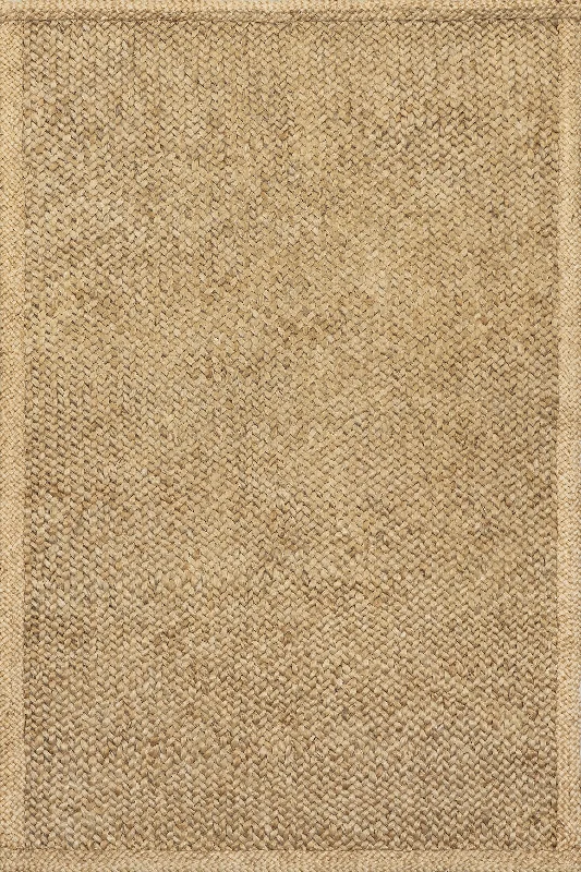 Willow Bordered Jute Rug | Natural