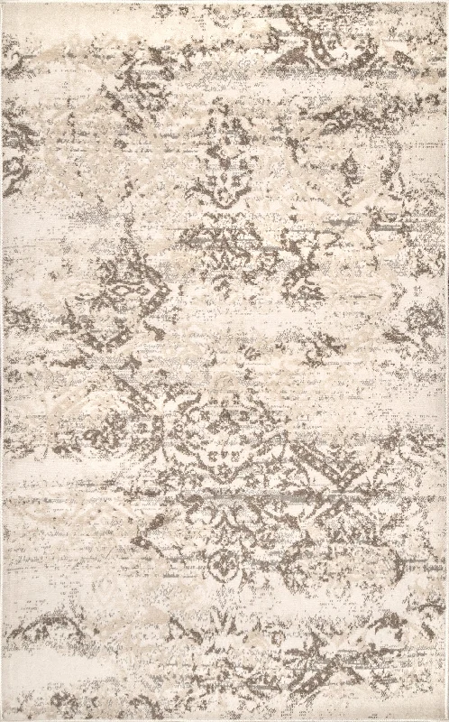 Withered Floral Rug | Beige