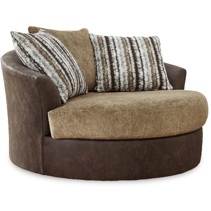 Alesbury Oversized Swivel Accent Chair